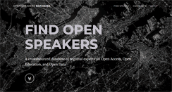 Desktop Screenshot of openspeakers.org