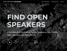 Tablet Screenshot of openspeakers.org